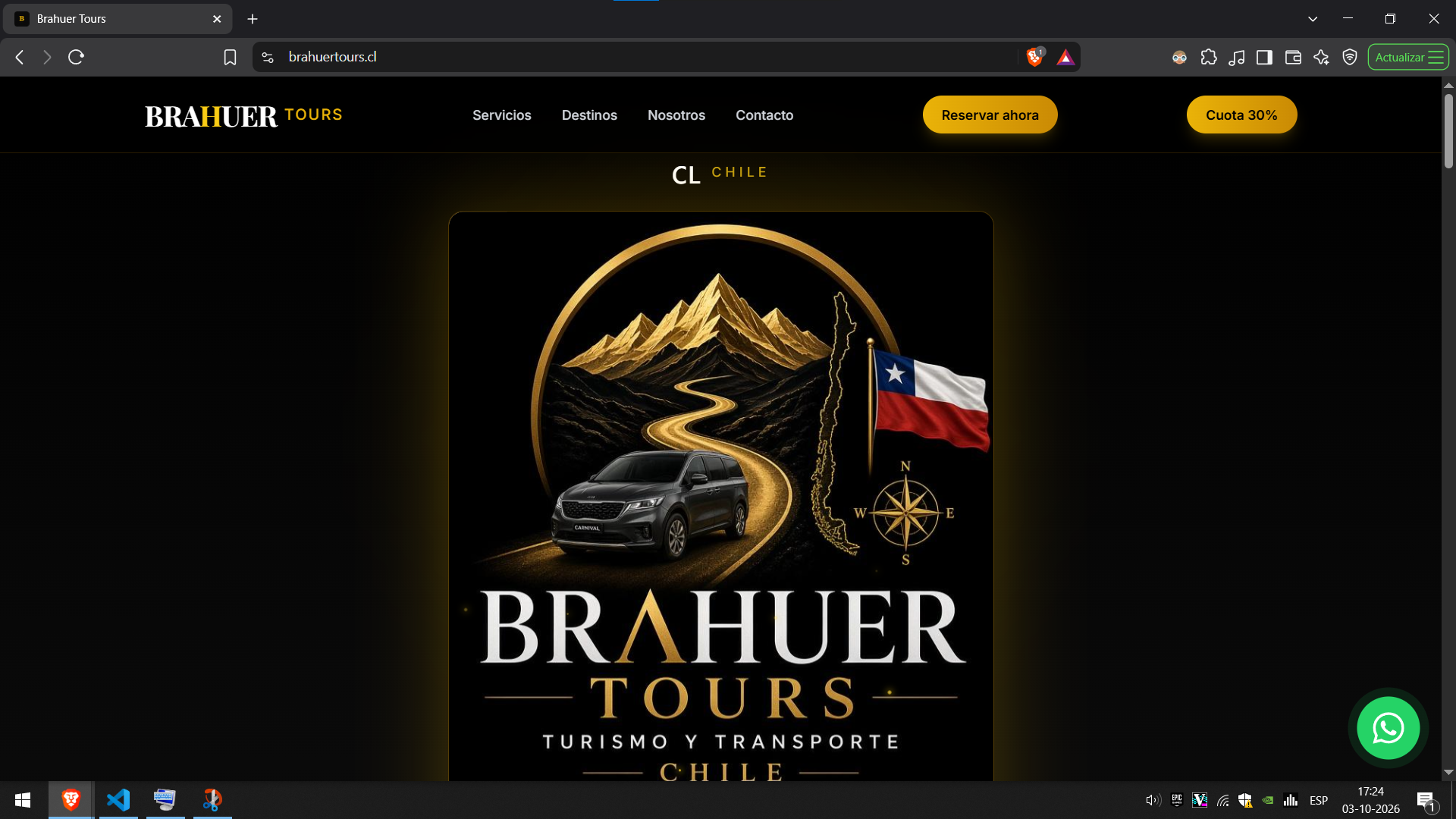 Captura de Brahuier Tours